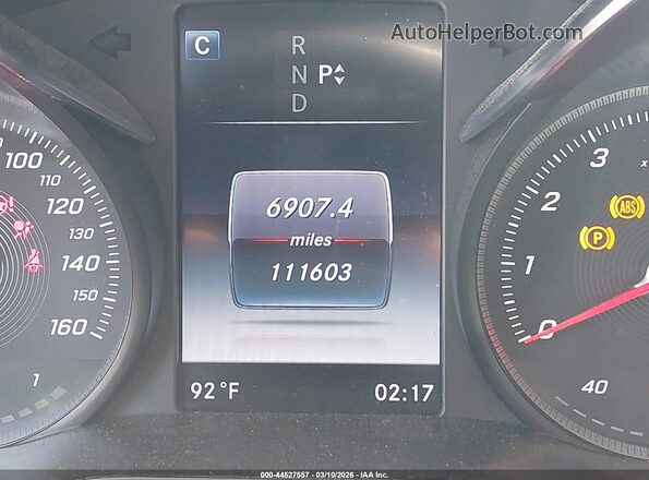 55SWF4JBXHU197044 2017 MERCEDES-BENZ C-CLASS Silver Vista interior de 360 grados