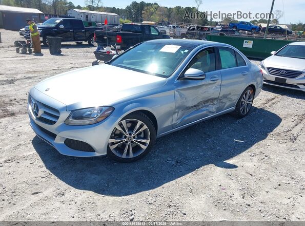 55SWF4JBXJU244286 2018 MERCEDES-BENZ C-CLASS Blue Vista tres cuartos delantera izquierda