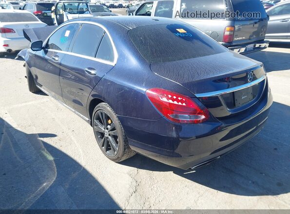 55SWF4JBXJU266420 2018 MERCEDES-BENZ C-CLASS Blue Tył lewy