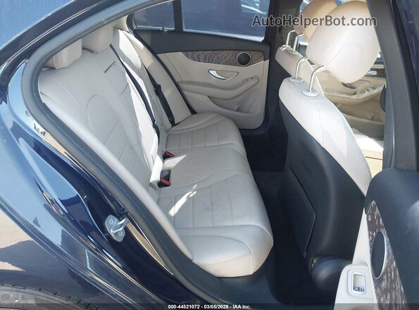 55SWF4JBXJU266420 2018 MERCEDES-BENZ C-CLASS Blue Widok naklejki z numerem VIN