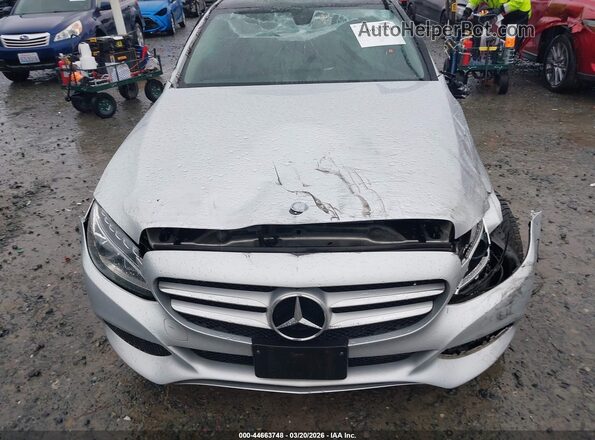 55SWF4KB0HU226162 2017 MERCEDES-BENZ C-CLASS Silver Vista frontal
