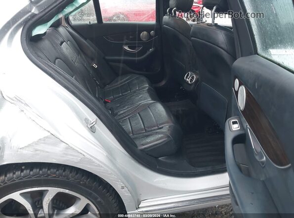 55SWF4KB0HU226162 2017 MERCEDES-BENZ C-CLASS Silver Vista interior de 360 grados