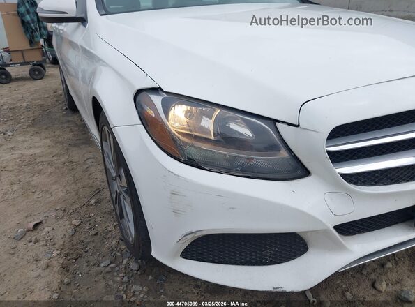 55SWF4KB1GU148506 2016 MERCEDES-BENZ C-CLASS White Front view