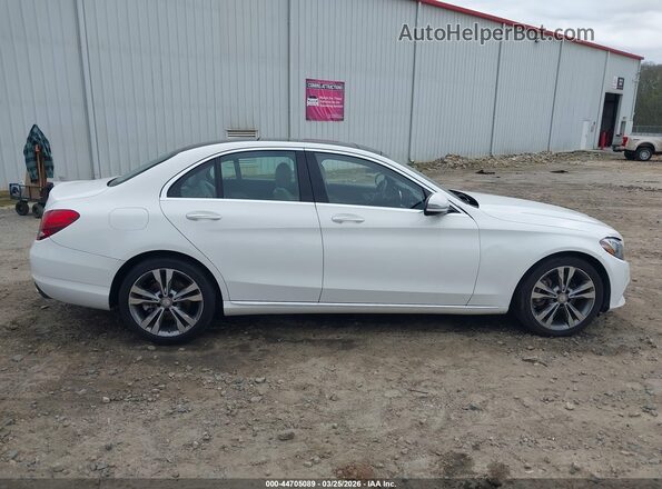 55SWF4KB1GU148506 2016 MERCEDES-BENZ C-CLASS White Rear interior view