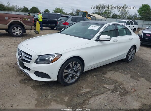 55SWF4KB1GU148506 2016 MERCEDES-BENZ C-CLASS White Front left