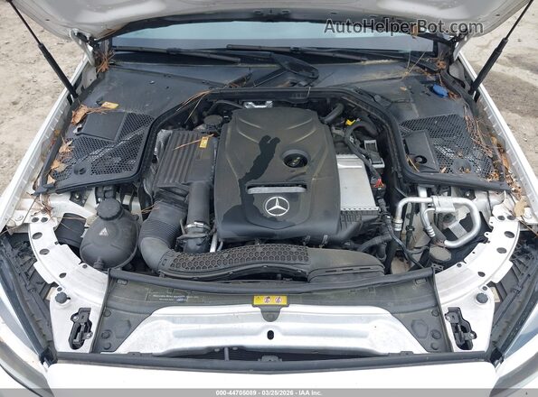 55SWF4KB1GU148506 2016 MERCEDES-BENZ C-CLASS White Rear view