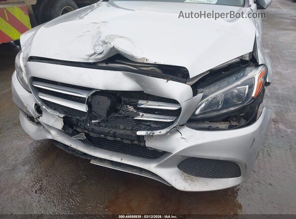 55SWF4KB4GU175974 2016 MERCEDES-BENZ C-CLASS Silver Widok z przodu