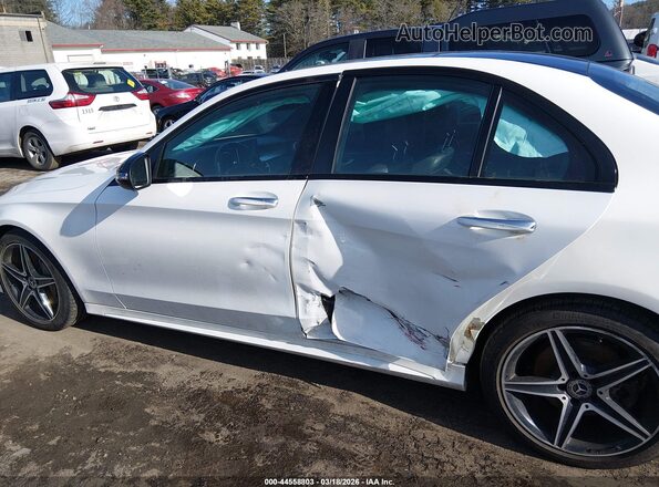 55SWF4KB7HU213053 2017 MERCEDES-BENZ C-CLASS White Դիմացի տեսք