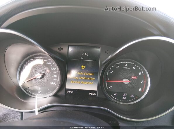 55SWF4KB7HU213053 2017 MERCEDES-BENZ C-CLASS White Հետևի նստատեղերի տեսք