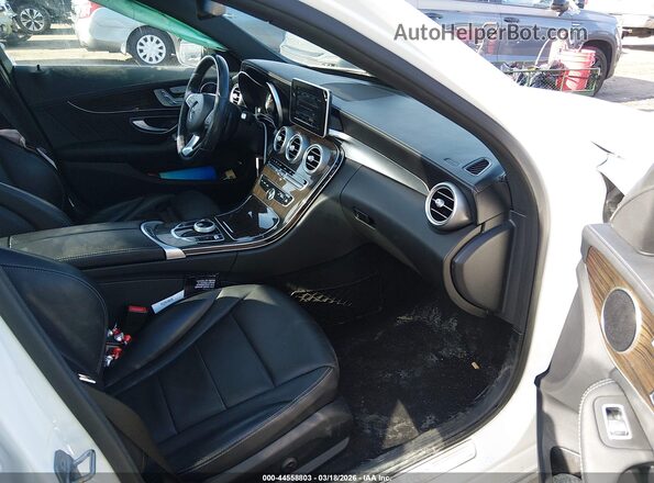 55SWF4KB7HU213053 2017 MERCEDES-BENZ C-CLASS White Սալոնի դիմացի տեսք