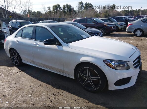 55SWF4KB7HU213053 2017 MERCEDES-BENZ C-CLASS White Սալոնի հետևի տեսք