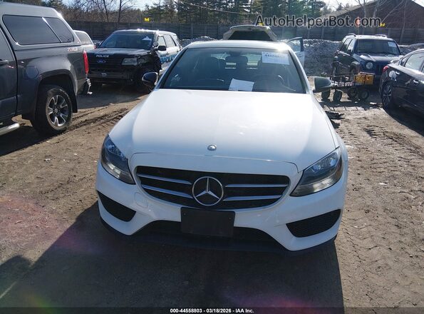 55SWF4KB7HU213053 2017 MERCEDES-BENZ C-CLASS White Սարքավորումների վահանակի տեսք