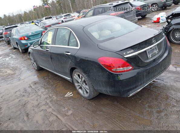 55SWF4KB7JU271606 2018 MERCEDES-BENZ C-CLASS Black Trasero izquierdo
