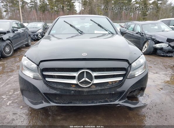 55SWF4KB7JU271606 2018 MERCEDES-BENZ C-CLASS Black Vista interior trasera