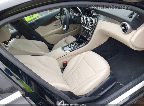 55SWF4KB7JU271606 2018 MERCEDES-BENZ C-CLASS Black Vista interior delantera