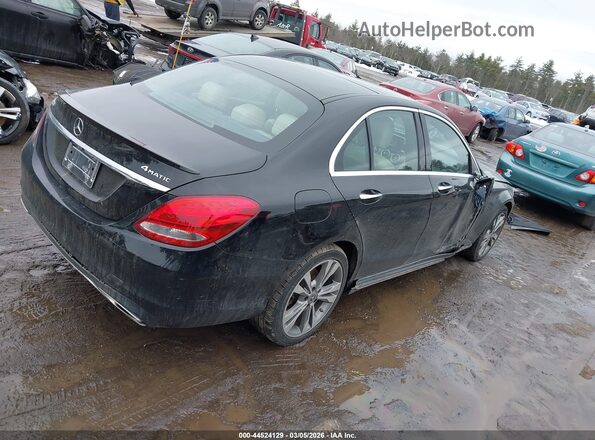 55SWF4KB7JU271606 2018 MERCEDES-BENZ C-CLASS Black Trasero derecho