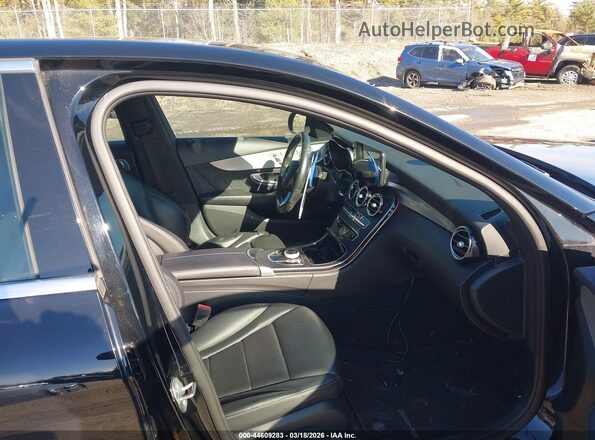 55SWF4KB7JU273016 2018 MERCEDES-BENZ C-CLASS Black Widok wnętrza z przodu