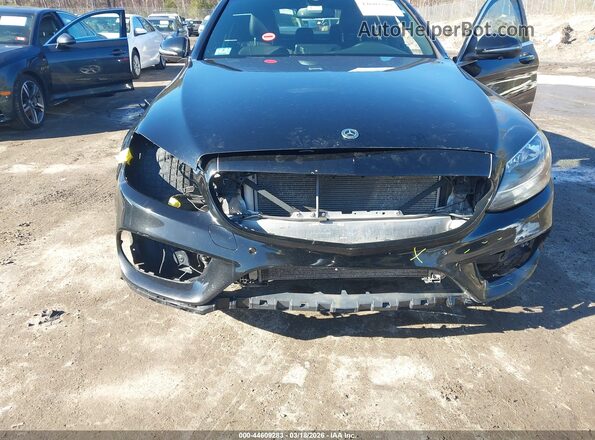 55SWF4KB7JU273016 2018 MERCEDES-BENZ C-CLASS Black Widok z przodu