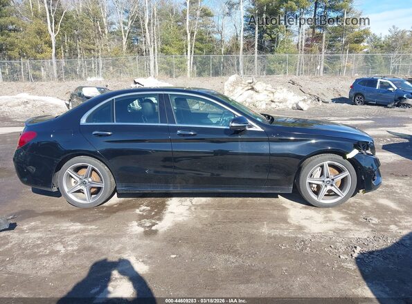 55SWF4KB7JU273016 2018 MERCEDES-BENZ C-CLASS Black Widok wnętrza 360 stopni