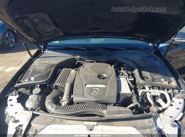 55SWF4KB7JU273016 2018 MERCEDES-BENZ C-CLASS Black Widok z tyłu