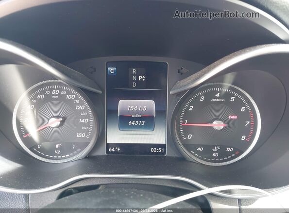 55SWF4KB8GU139429 2016 MERCEDES-BENZ C-CLASS Gray Вид задніх сидінь