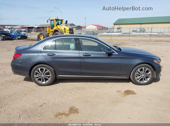 55SWF4KB8GU139429 2016 MERCEDES-BENZ C-CLASS Gray Вид задньої частини салону