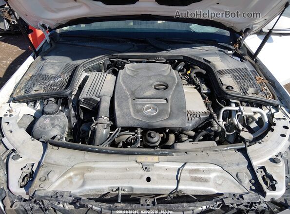 55SWF4KB8HU226278 2017 MERCEDES-BENZ C-CLASS Белый Вид сзади