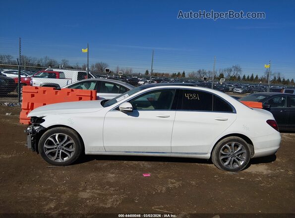 55SWF4KB8HU226278 2017 MERCEDES-BENZ C-CLASS Белый 