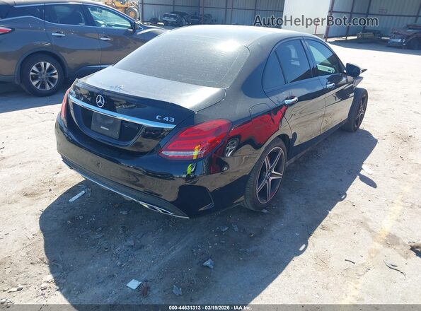 55SWF6EB0JU269543 2018 MERCEDES-BENZ AMG C 43 Черный Задняя правая четверть