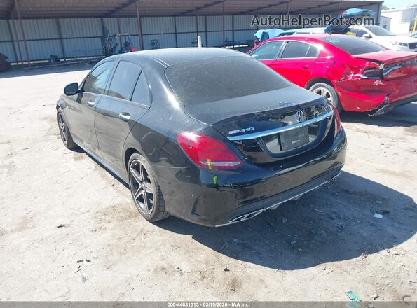 55SWF6EB0JU269543 2018 MERCEDES-BENZ AMG C 43 Черный Задняя левая четверть
