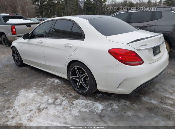 55SWF6EB4HU230660 2017 MERCEDES-BENZ AMG C 43 White Tył lewy