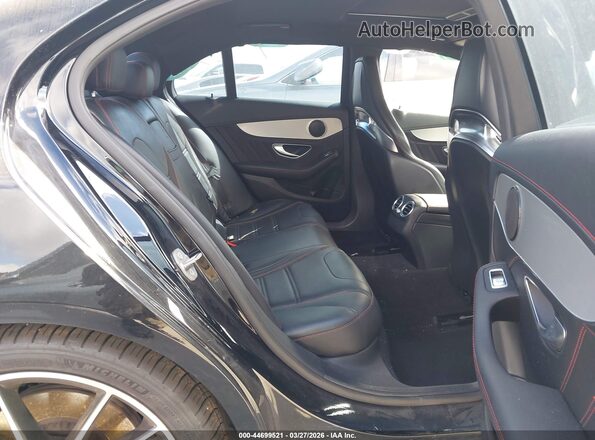 55SWF6EB4JU261042 2018 MERCEDES-BENZ AMG C 43 Black VIN კოდის სტიკერის ხედი