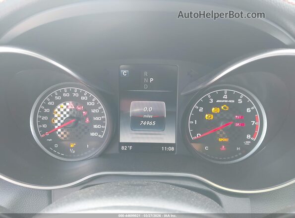 55SWF6EB4JU261042 2018 MERCEDES-BENZ AMG C 43 Black უკანა სავარძლების ხედი