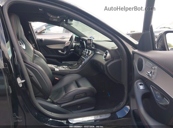 55SWF6EB4JU261042 2018 MERCEDES-BENZ AMG C 43 Black წინა სალონის ხედი