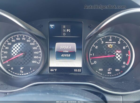 55SWF6EB5HU198060 2017 MERCEDES-BENZ AMG C 43 Серебряный Вид задних сидений