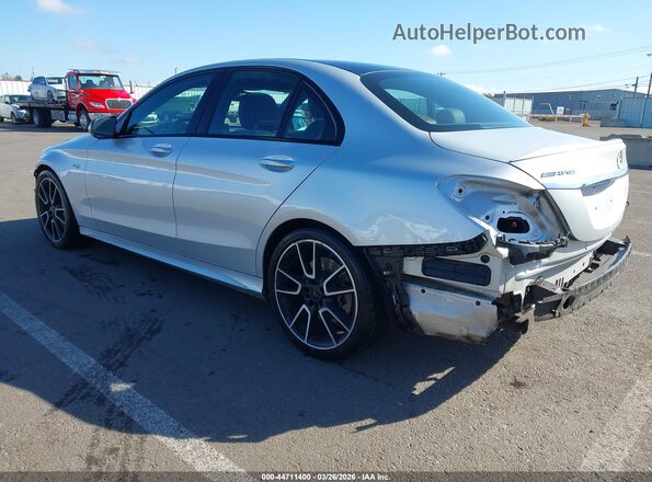 55SWF6EB5HU198060 2017 MERCEDES-BENZ AMG C 43 Серебряный Задняя левая четверть