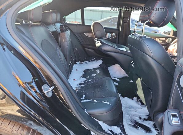 55SWF6EB6HU214296 2017 MERCEDES-BENZ C Black Vista de los asientos traseros
