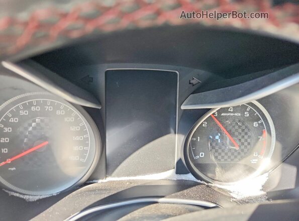55SWF6EB6HU214296 2017 MERCEDES-BENZ C Black Vista del cuadro de instrumentos