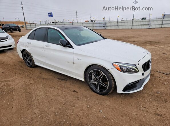 55SWF6EB7HU193118 2017 MERCEDES-BENZ C White წინა მარჯვენა