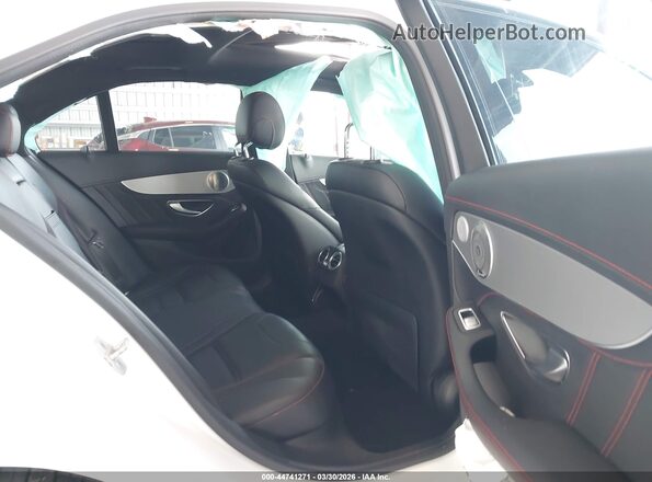 55SWF6EB8GU108978 2016 MERCEDES-BENZ C-CLASS White VIN კოდის სტიკერის ხედი