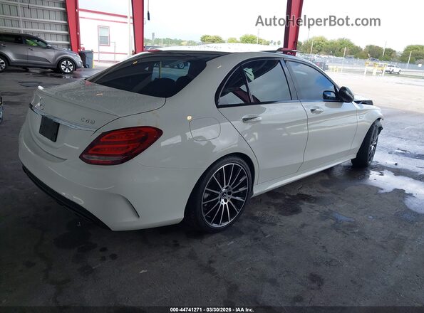 55SWF6EB8GU108978 2016 MERCEDES-BENZ C-CLASS White უკანა მარჯვენა