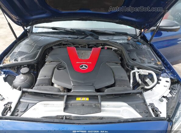 55SWF6EB9JU248688 2018 MERCEDES-BENZ AMG C 43 Blue Հետևի տեսք