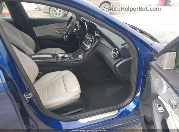 55SWF6EB9JU248688 2018 MERCEDES-BENZ AMG C 43 Blue Սալոնի դիմացի տեսք