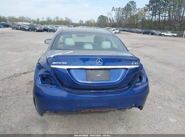 55SWF6EB9JU248688 2018 MERCEDES-BENZ AMG C 43 Blue Դիմացի տեսք