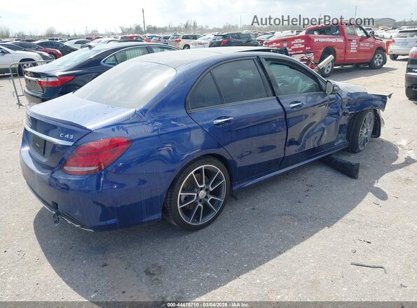 55SWF6EBXJU267430 2018 MERCEDES-BENZ AMG C 43 Blue უკანა მარჯვენა