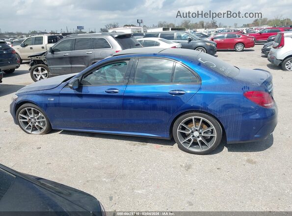 55SWF6EBXJU267430 2018 MERCEDES-BENZ AMG C 43 Blue უკანა სალონის ხედი