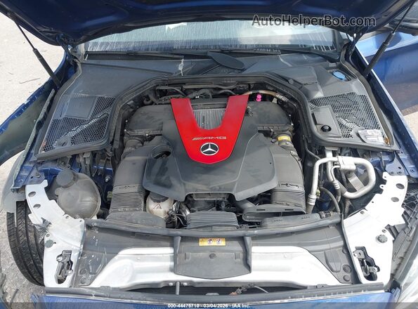 55SWF6EBXJU267430 2018 MERCEDES-BENZ AMG C 43 Blue უკანა ხედი