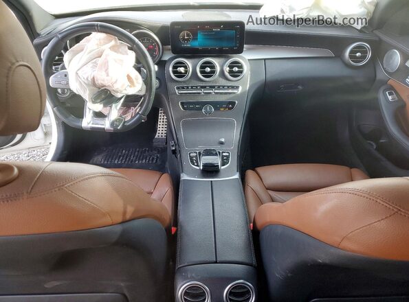 55SWF6EBXKU295794 2019 MERCEDES-BENZ C White 