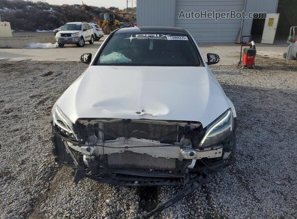 55SWF6EBXKU295794 2019 MERCEDES-BENZ C White 
