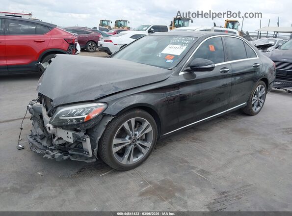 55SWF8DB0KU308551 2019 MERCEDES-BENZ C-CLASS Black Vista tres cuartos delantera izquierda